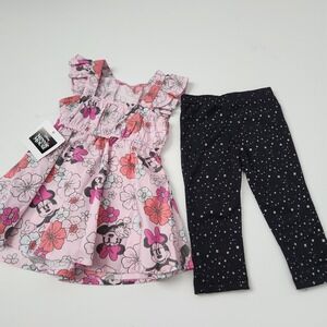 Disney Little Girl Toddler Minnie Mouse Bundle Size 2T